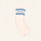 Calzini con logo ENTJPN e stripes azzurre