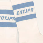 Calzini con logo ENTJPN e stripes azzurre