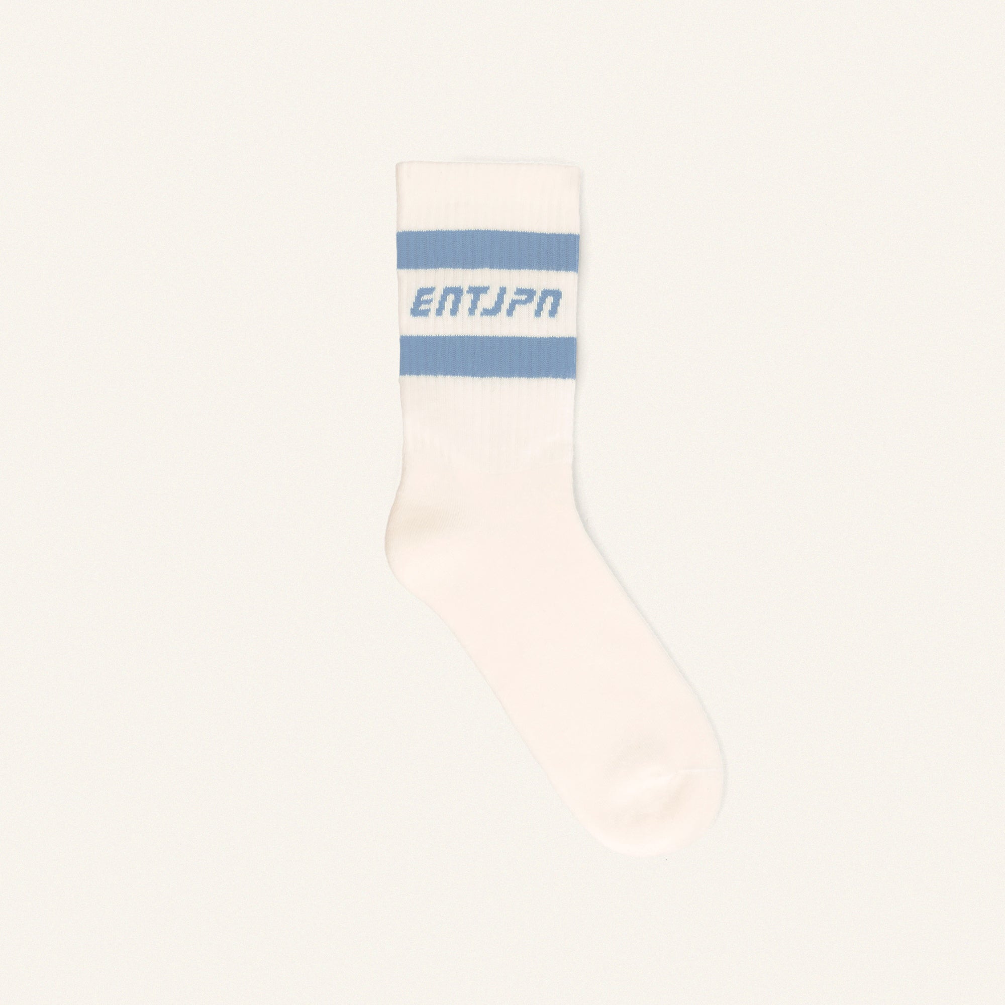 Calzini con logo ENTJPN e stripes azzurre