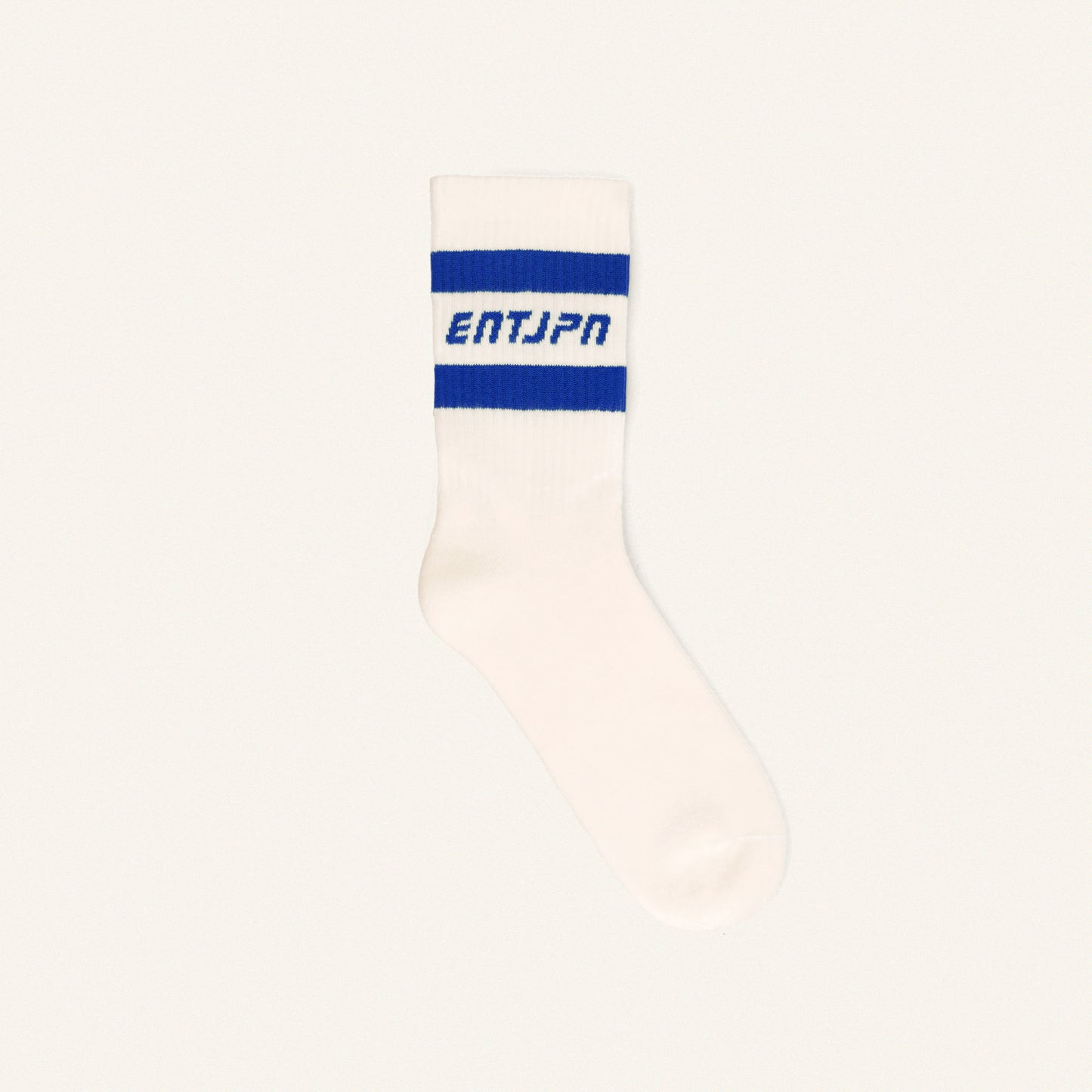 Calzini con logo ENTJPN e stripes color royal blue