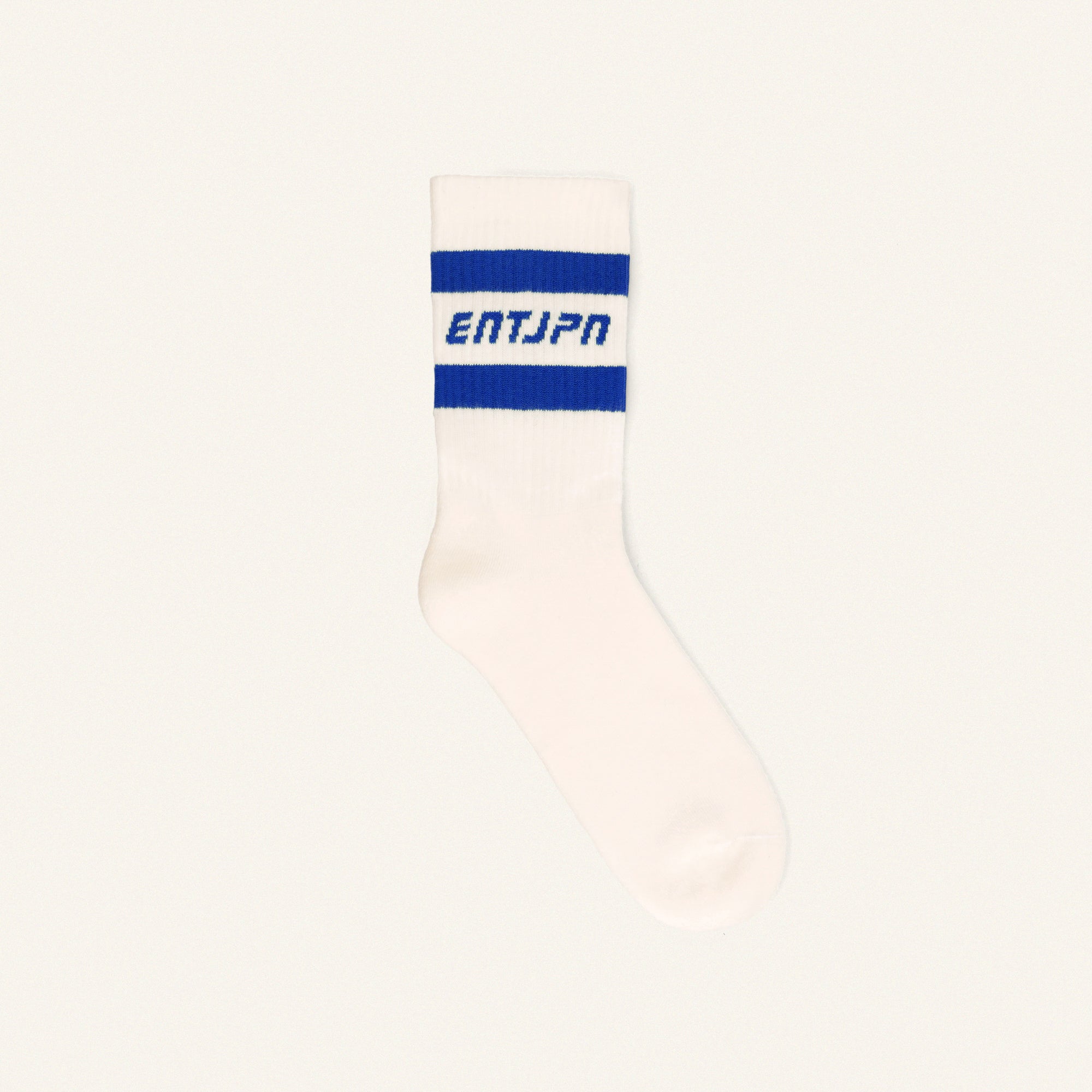 Calzini con logo ENTJPN e stripes color royal blue