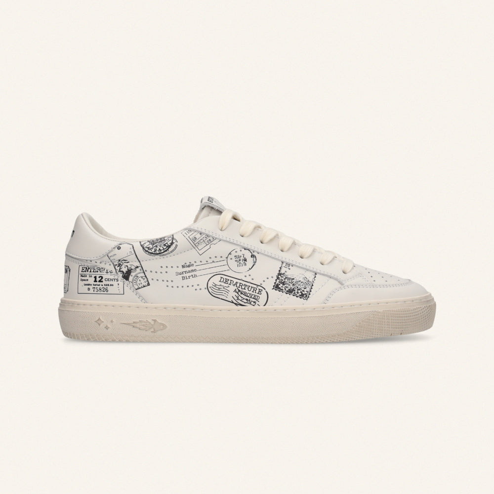 Entjpn Jupiter Rocket Postage - sneakers in pelle con stampa all over