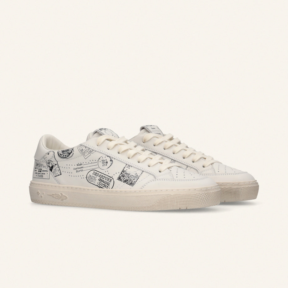 Entjpn Jupiter Rocket Postage - sneakers in pelle con stampa all over