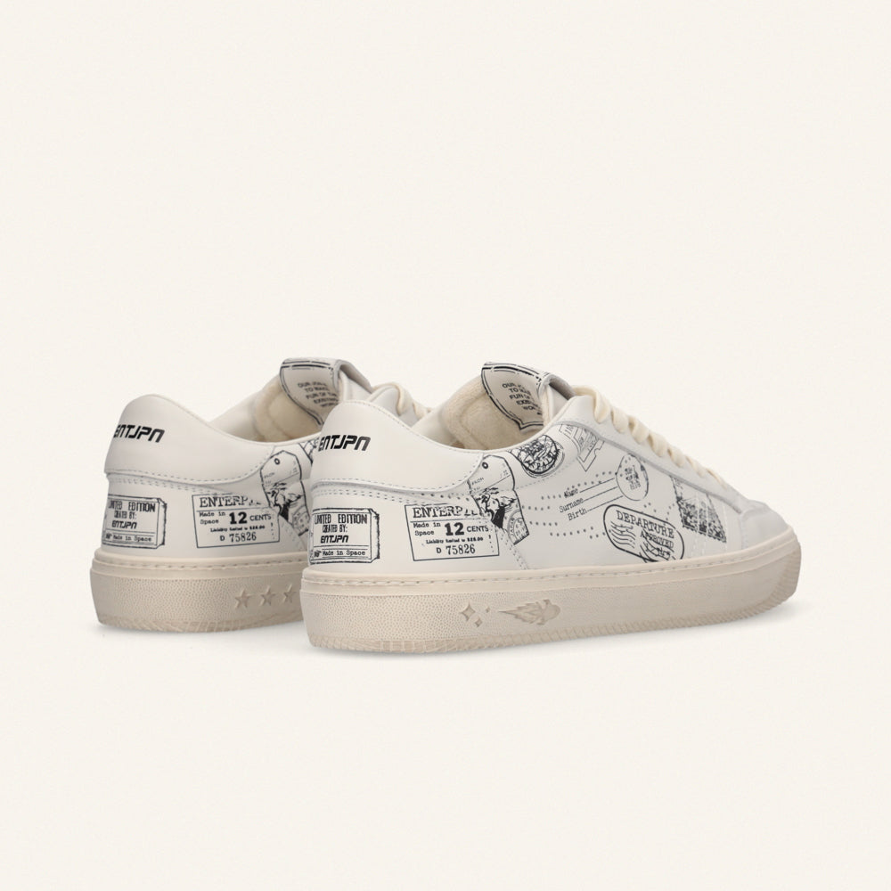 Entjpn Jupiter Rocket Postage - sneakers in pelle con stampa all over