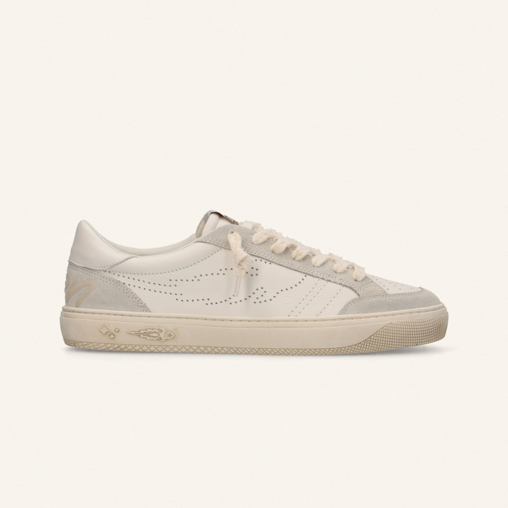 Entjpn Jupiter Rocket - sneakers bianche vintage in pelle
