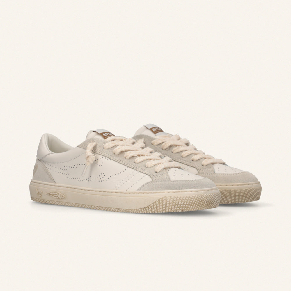 Entjpn Jupiter Rocket - sneakers bianche vintage in pelle