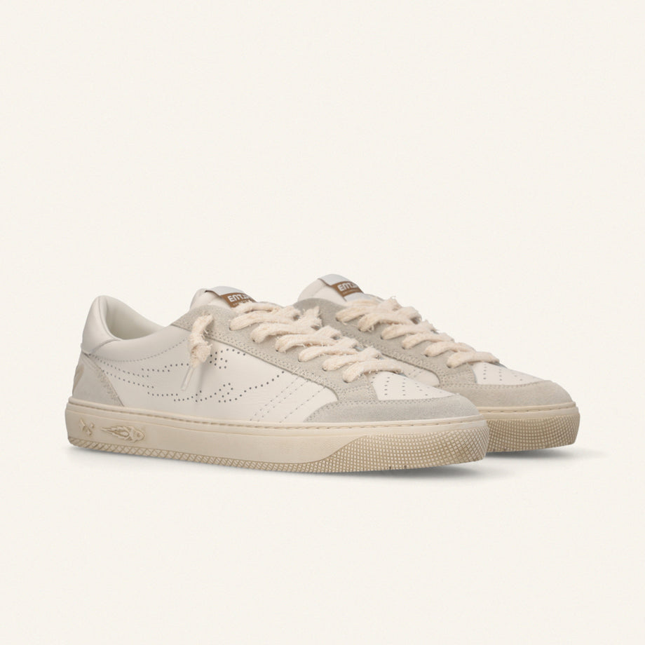 Entjpn Jupiter Rocket - sneakers bianche vintage in pelle