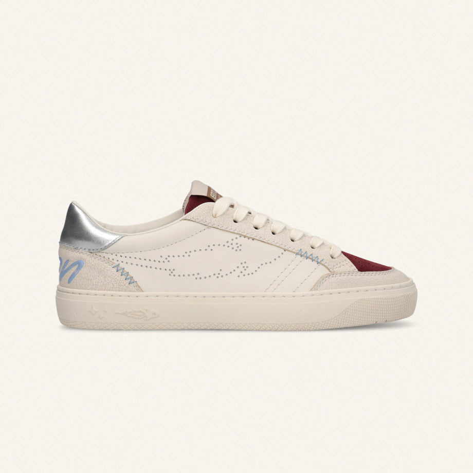Entjpn Jupiter Rocket - sneakers in pelle con inserti wine image
