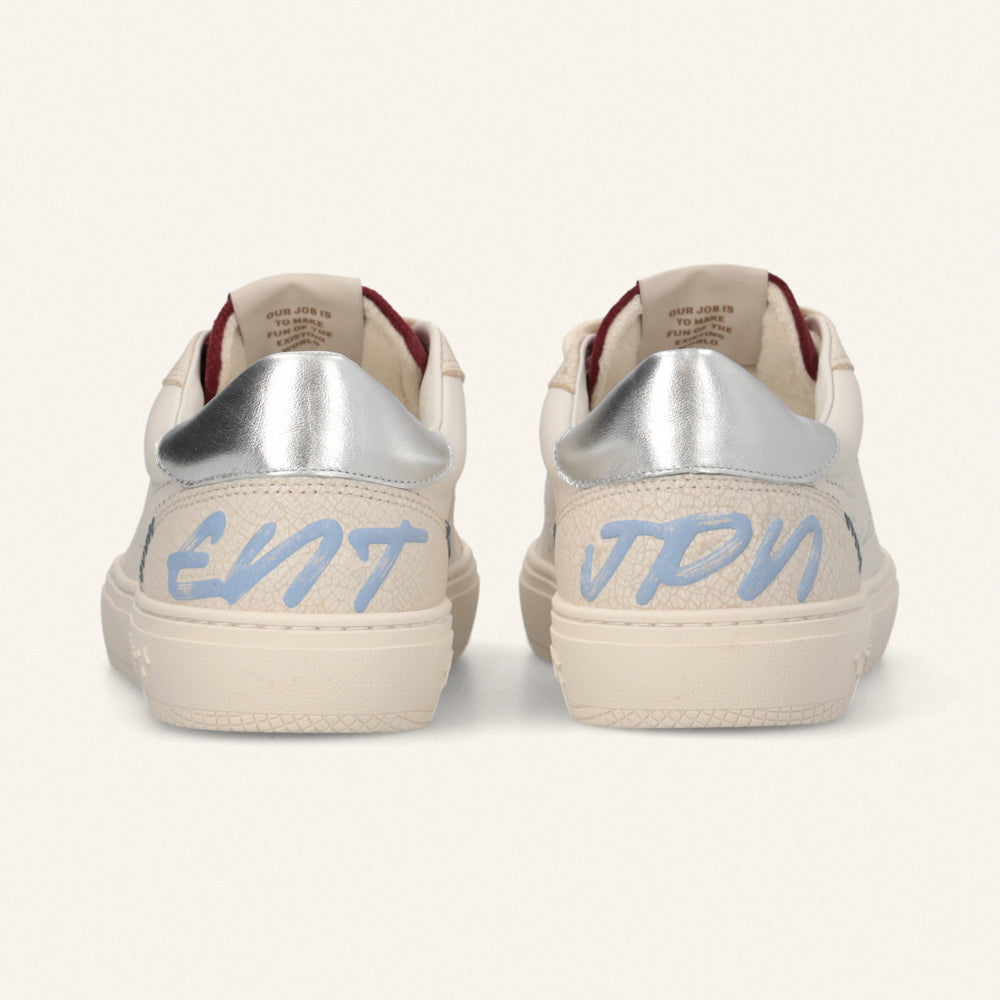 Entjpn Jupiter Rocket - sneakers in pelle con inserti wine