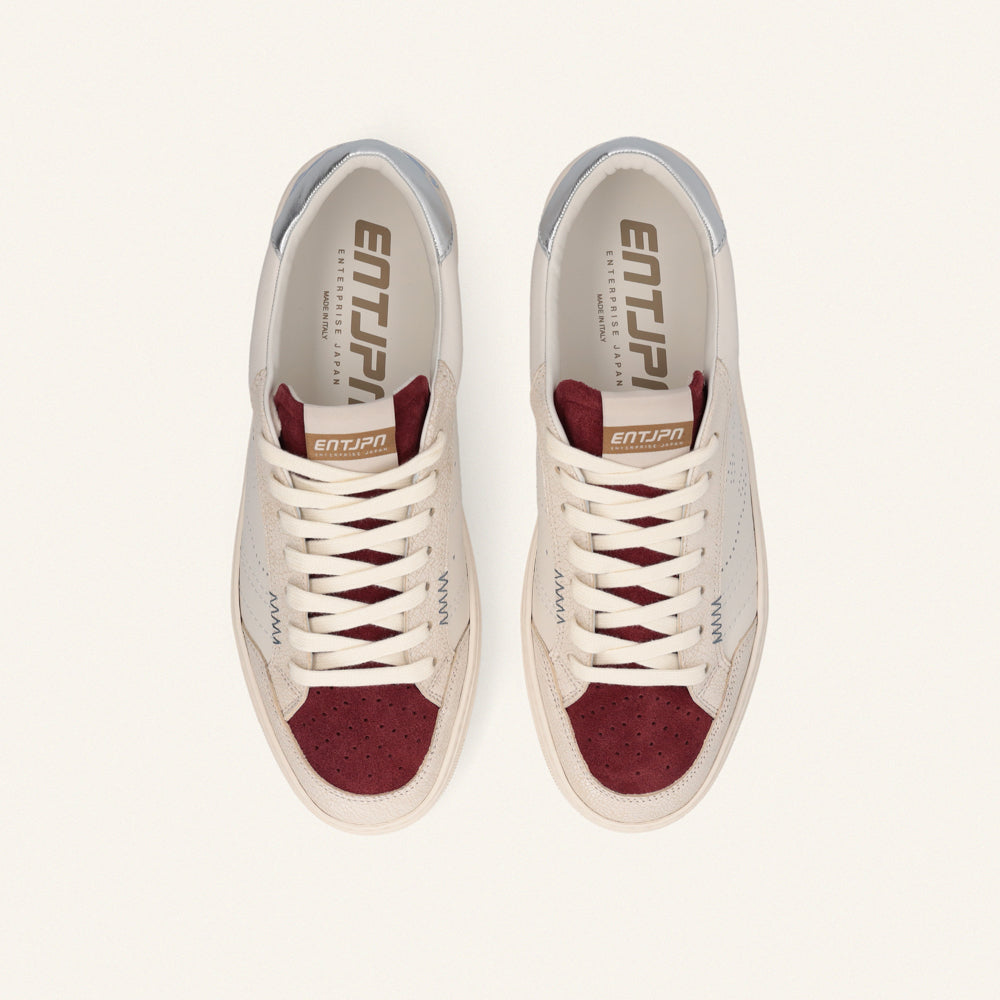 Entjpn Jupiter Rocket - sneakers in pelle con inserti wine
