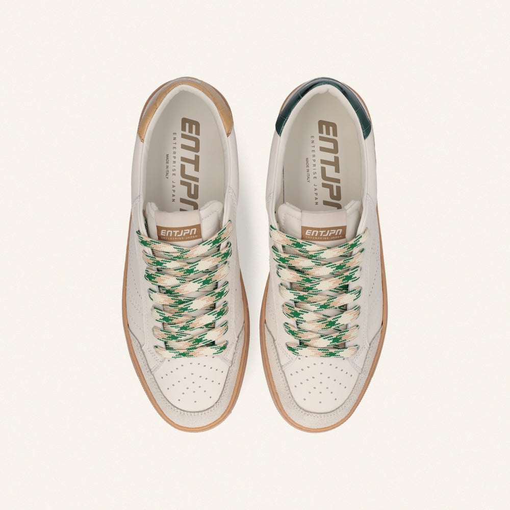 Entjpn Jupiter Rocket - sneakers in pelle con talloncino bicolor stampa cocco