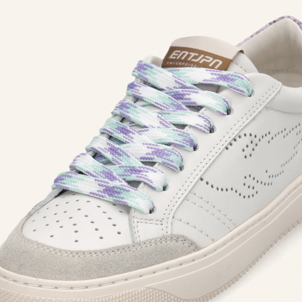 Entjpn Jupiter Rocket - sneakers donna in pelle con talloncino bicolor