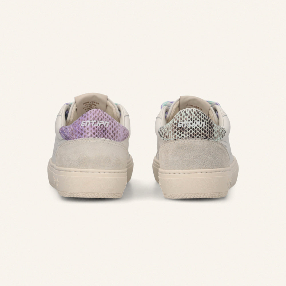 Entjpn Jupiter Rocket - sneakers donna in pelle con talloncino bicolor