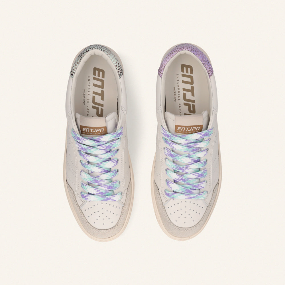 Entjpn Jupiter Rocket - sneakers donna in pelle con talloncino bicolor