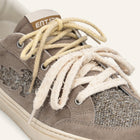 Entjpn Jupiter Rocket - sneakers unisex in pelle e tweed color taupe