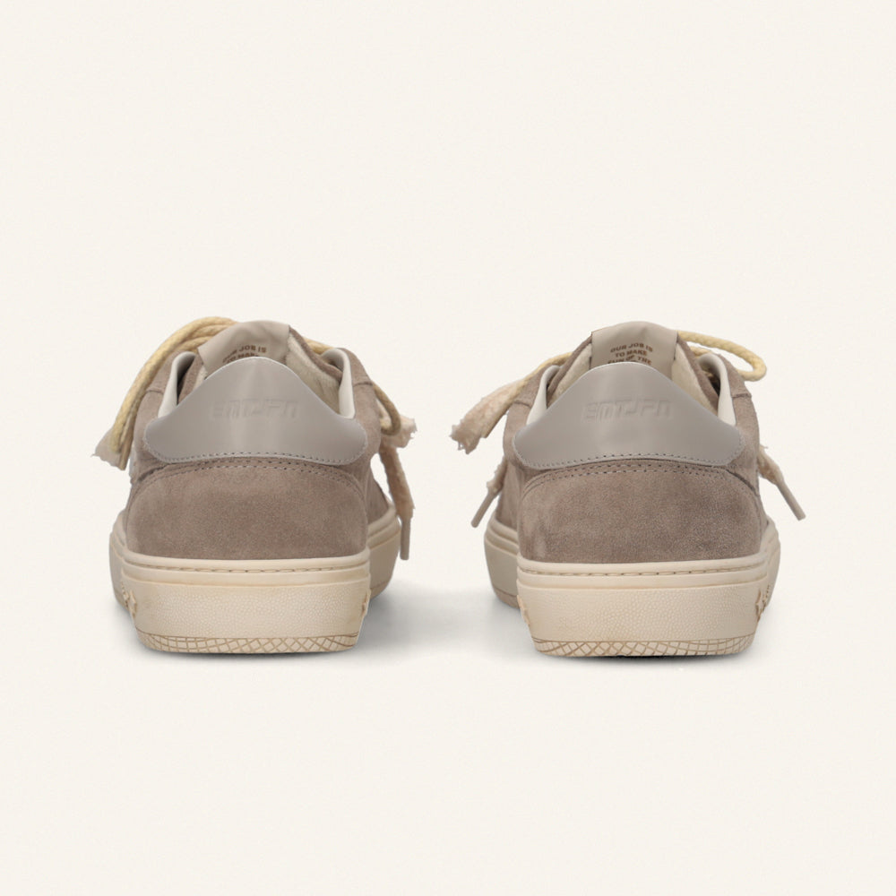 Entjpn Jupiter Rocket - sneakers unisex in pelle e tweed color taupe