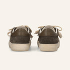 ENTJPN Jupiter Rocket – Unisex Leather and Mistletoe Green Tweed Sneakers