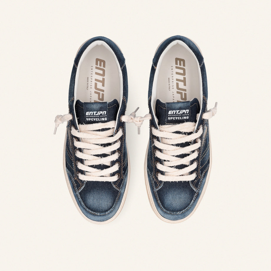 ENTJPN Jupiter Rocket – Unisex Dark Blue Denim Sneakers
