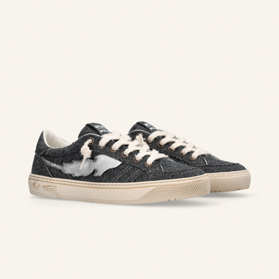 Entjpn Jupiter Rocket - sneakers unisex in denim nero