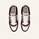 Entjpn Egg Rocket - sneakers in pelle color bordeaux e bianco