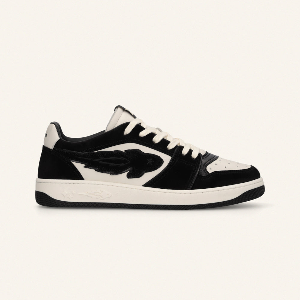 Entjpn Egg Rocket - sneakers in pelle nera e bianca