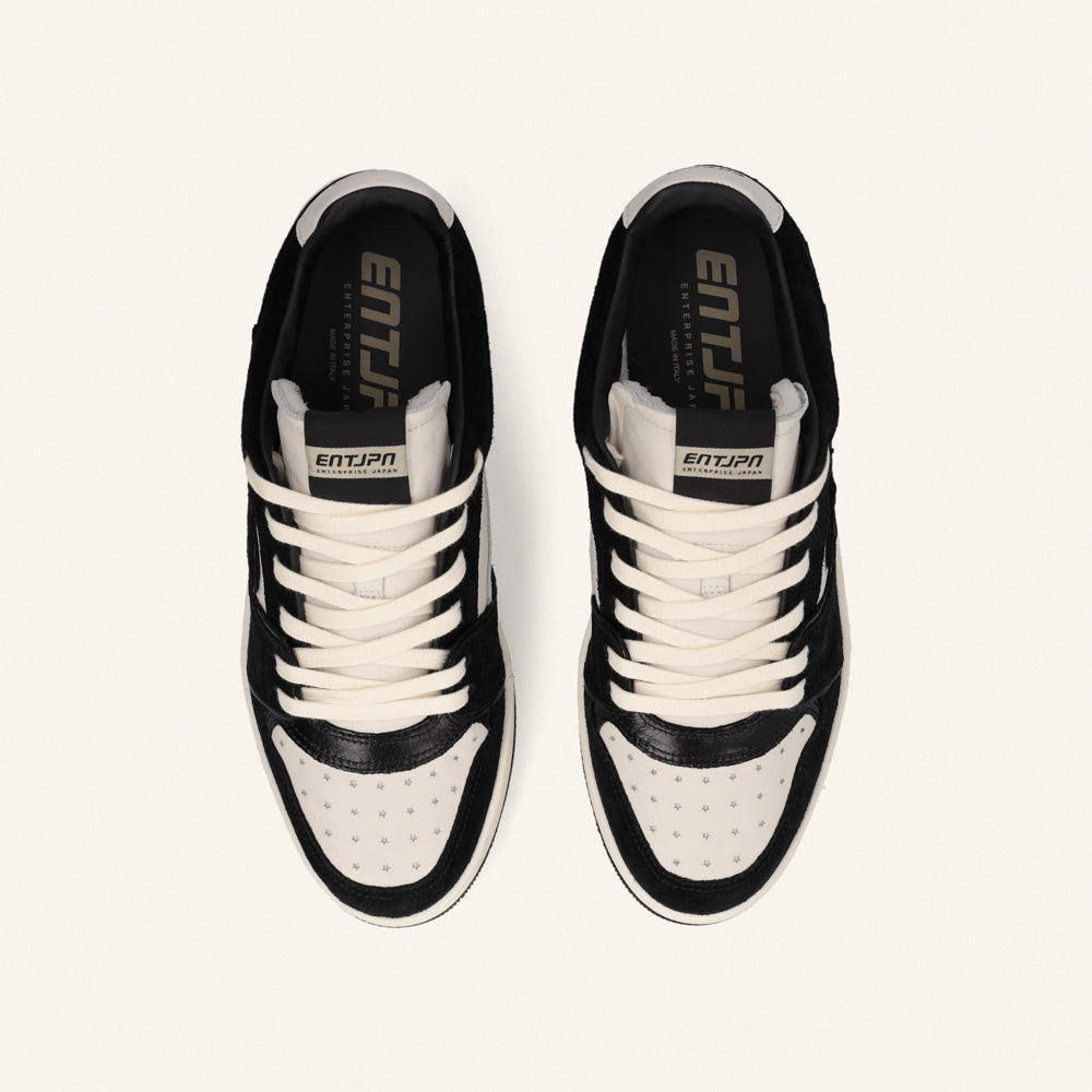 Entjpn Egg Rocket - sneakers in pelle nera e bianca