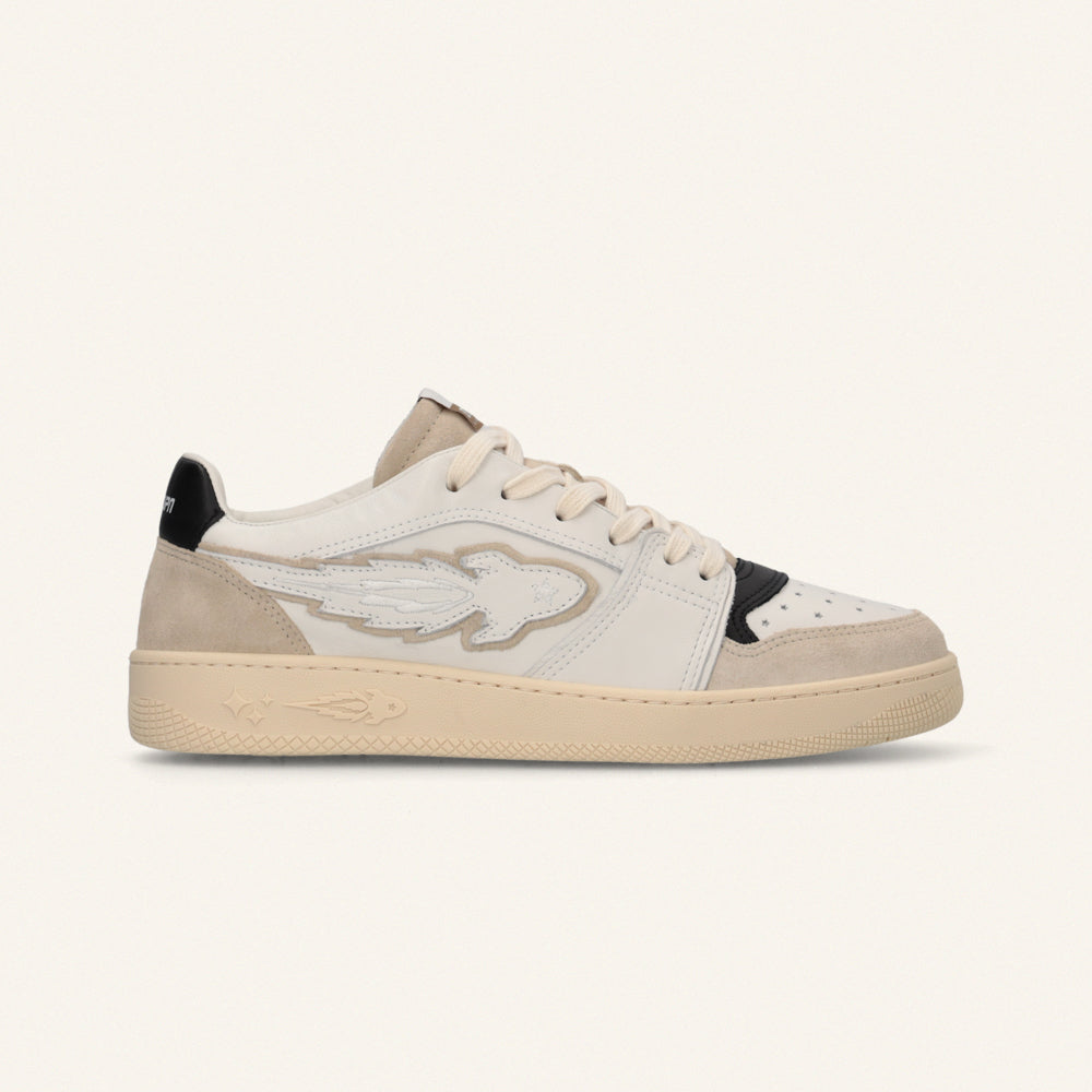 Entjpn Egg Rocket - sneakers in pelle bianca e nera