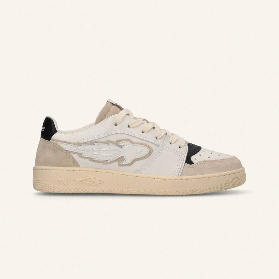 Entjpn Egg Rocket - sneakers in pelle bianca e nera image