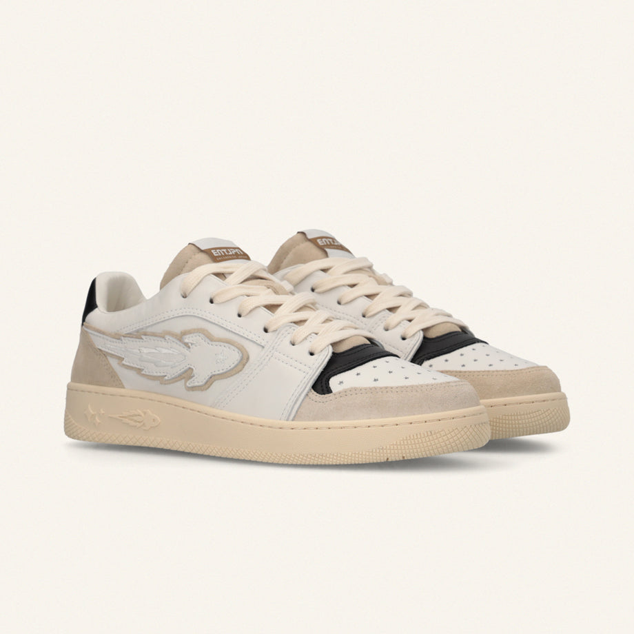 Entjpn Egg Rocket - sneakers in pelle bianca e nera