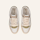 Entjpn Egg Rocket - sneakers in pelle color bianco e kaki