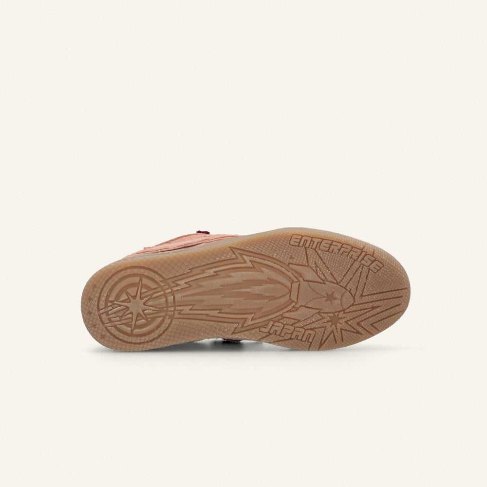 Entjpn Egg Rocket - sneakers in pelle scamosciata color corallo