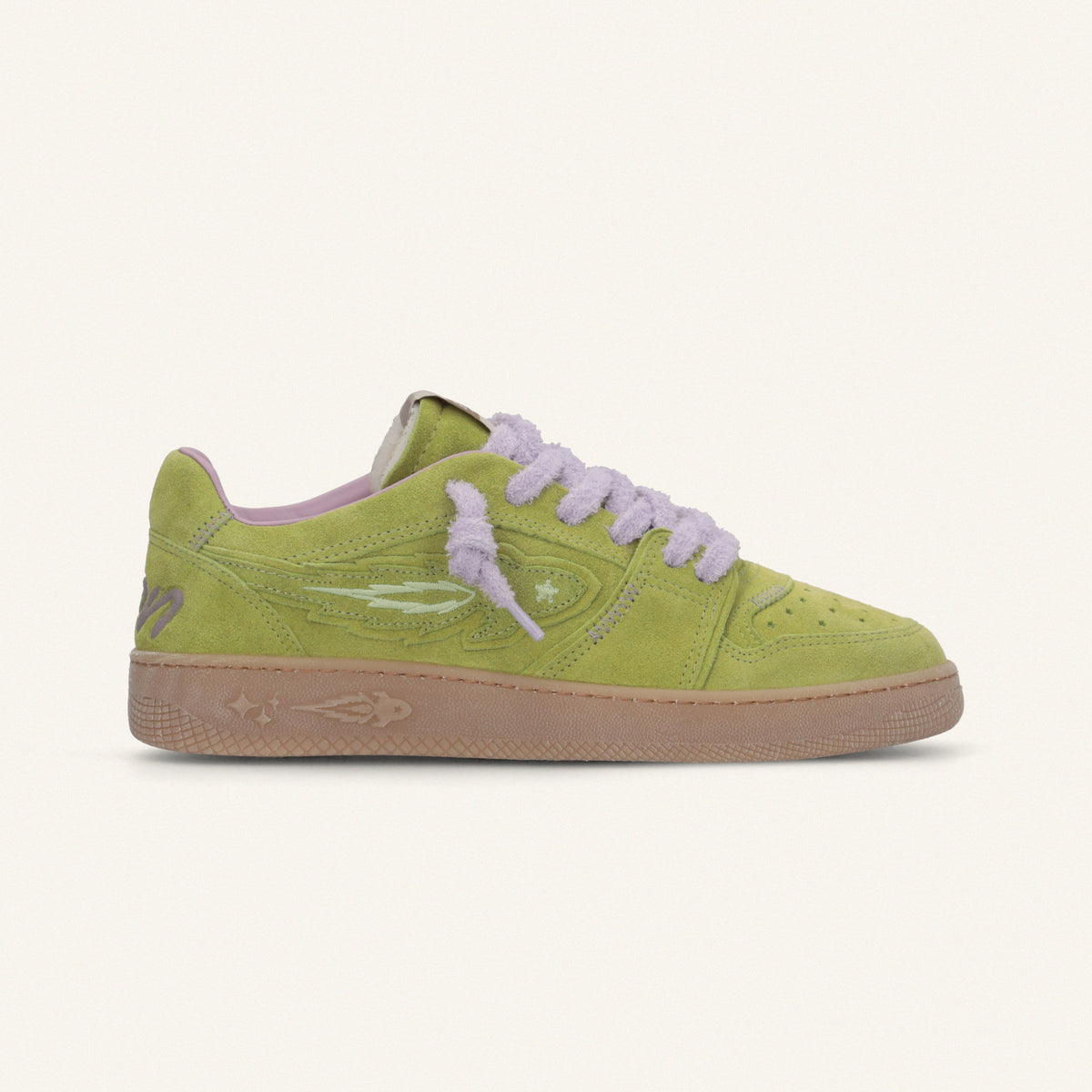 Entjpn Egg Rocket - sneakers in pelle scamosciata color verde cedro
