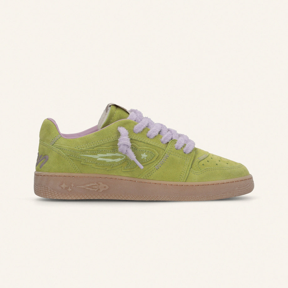 Entjpn Egg Rocket - sneakers in pelle scamosciata color verde cedro image