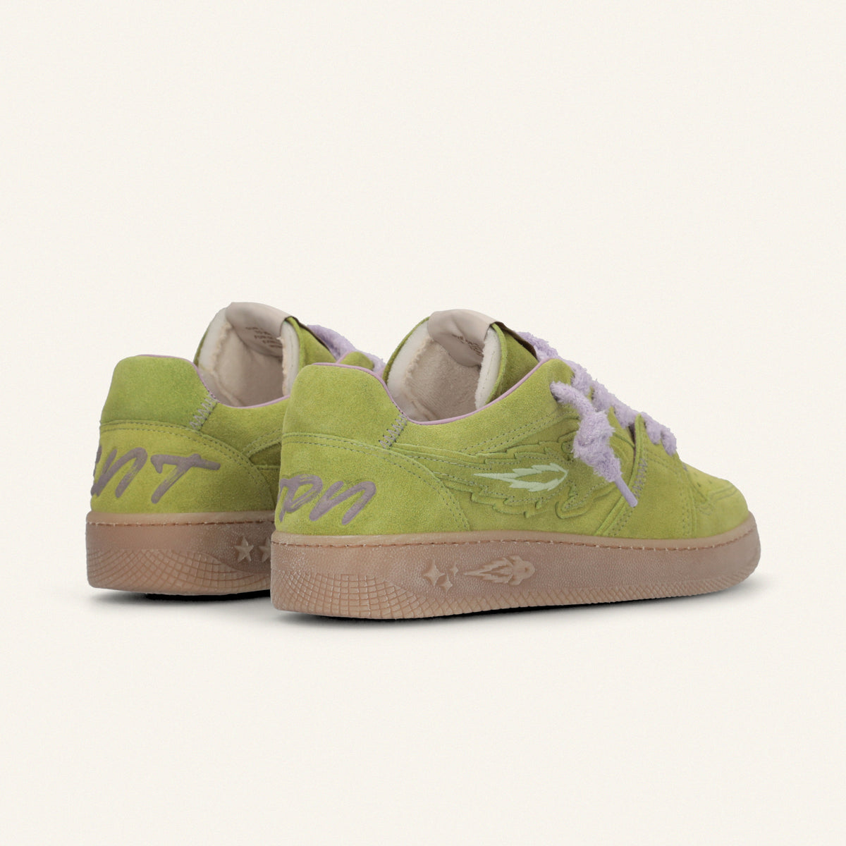 Entjpn Egg Rocket - sneakers in pelle scamosciata color verde cedro