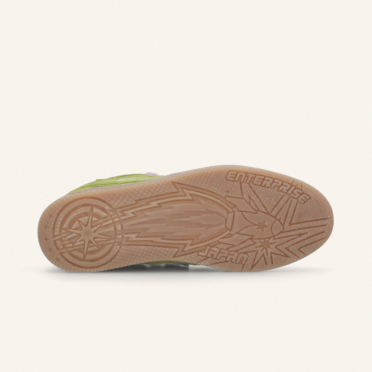 Entjpn Egg Rocket - sneakers in pelle scamosciata color verde cedro