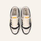 ENTJPN Egg Rocket – Vintage Black and Yellow Leather Sneakers