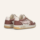 ENTJPN Egg Rocket – Vintage Brown and Pink Leather Sneakers