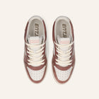 ENTJPN Egg Rocket – Vintage Brown and Pink Leather Sneakers