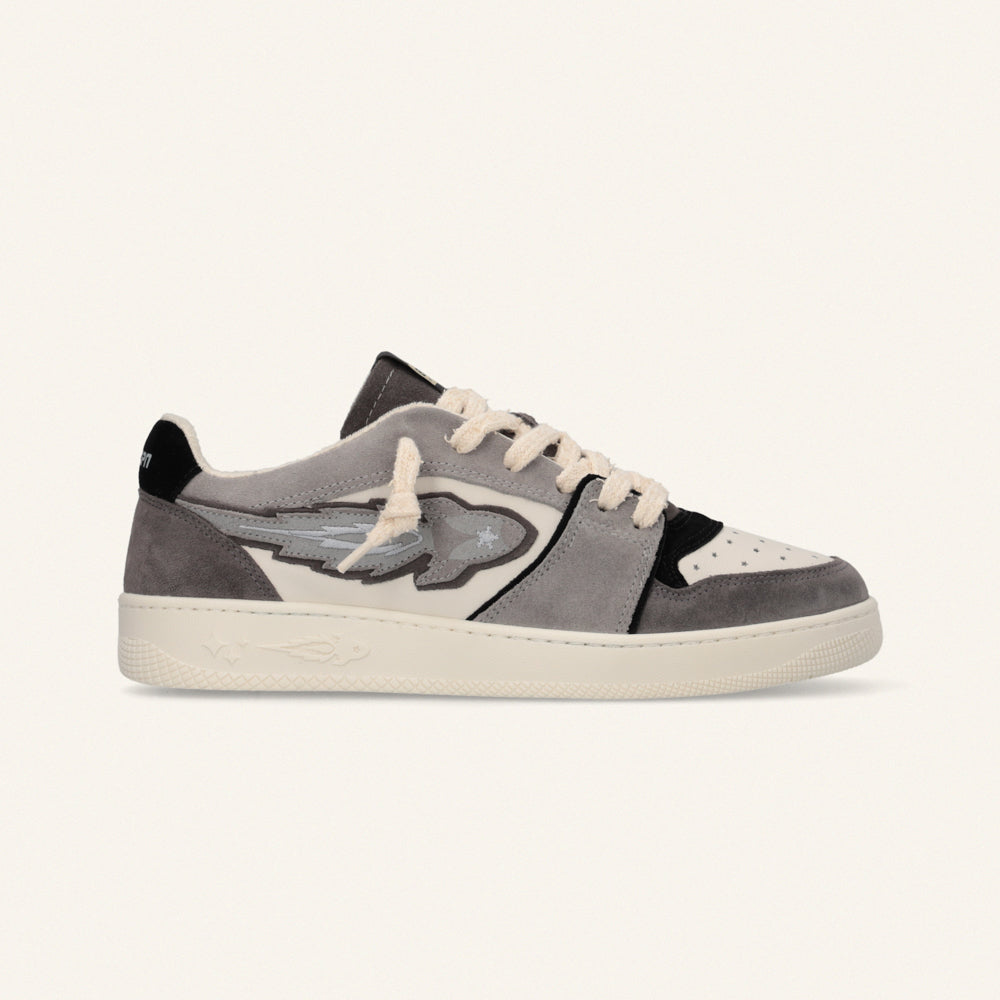Entjpn Egg Rocket - sneakers grigie in crosta e pelle
