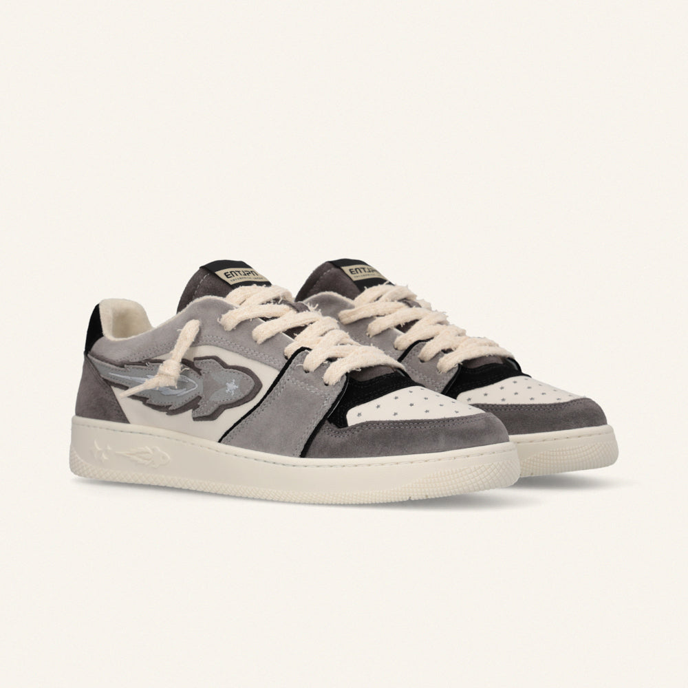 Entjpn Egg Rocket - sneakers grigie in crosta e pelle