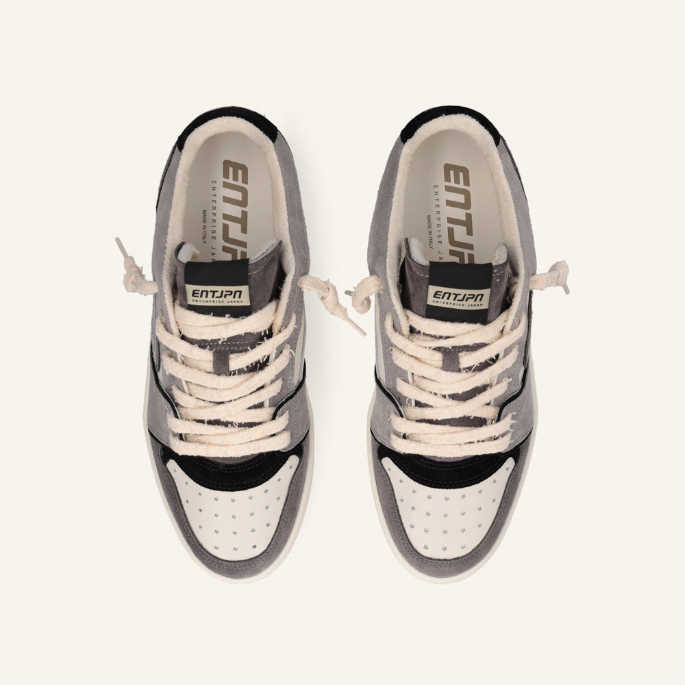 Entjpn Egg Rocket - sneakers grigie in crosta e pelle