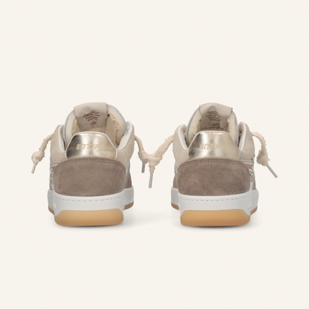Entjpn Egg Rocket - sneakers ecrù in crosta e pelle