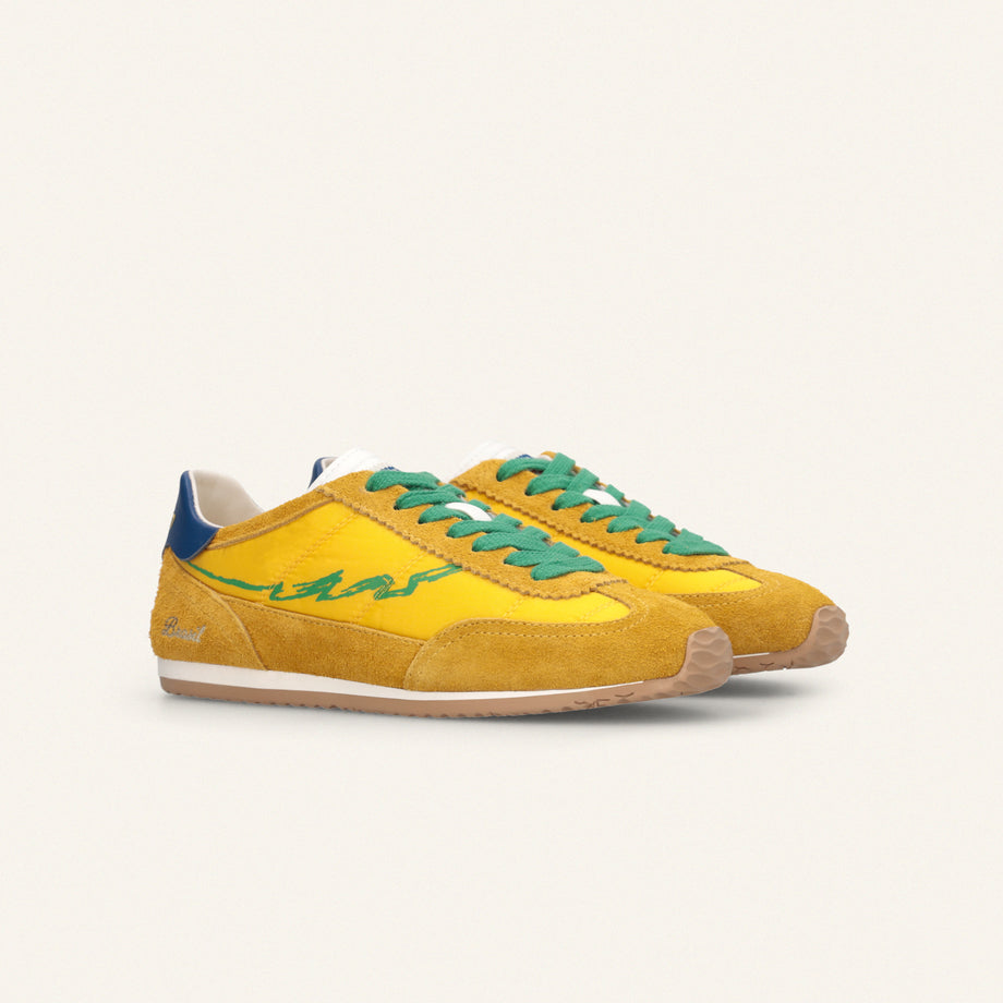 ENTJPN 61 Mondialito Brazil – Sneakers in suede e nylon