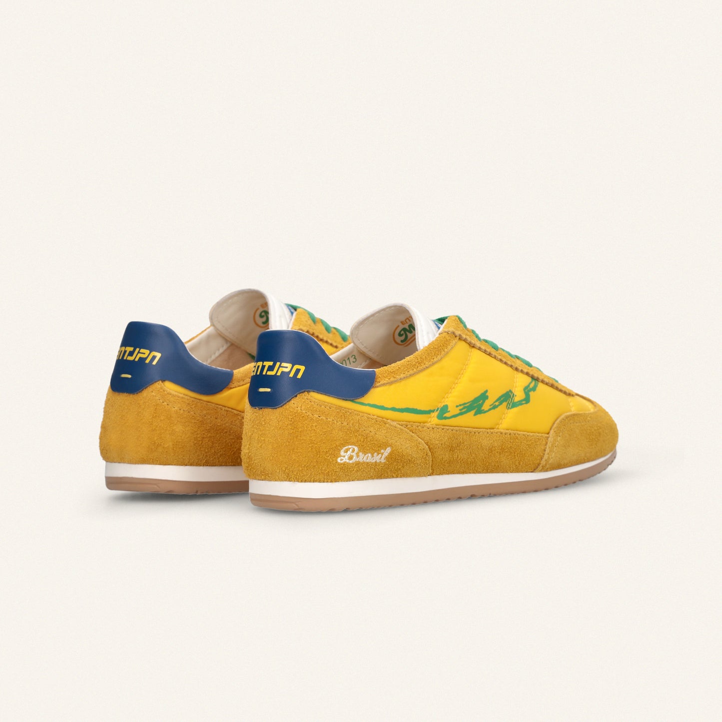 ENTJPN 61 Mondialito Brazil – Sneakers in suede e nylon