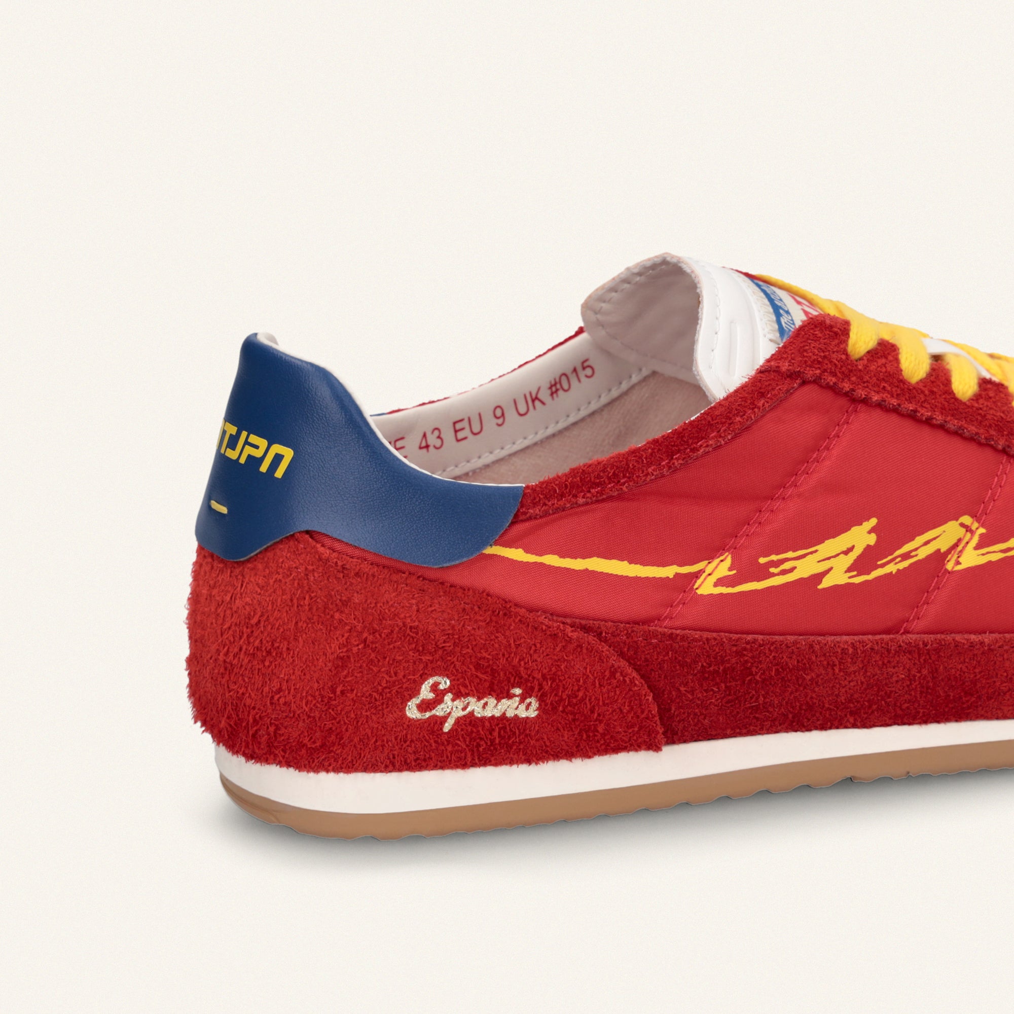 ENTJPN 61 Mondialito Spain – Sneakers in suede e nylon
