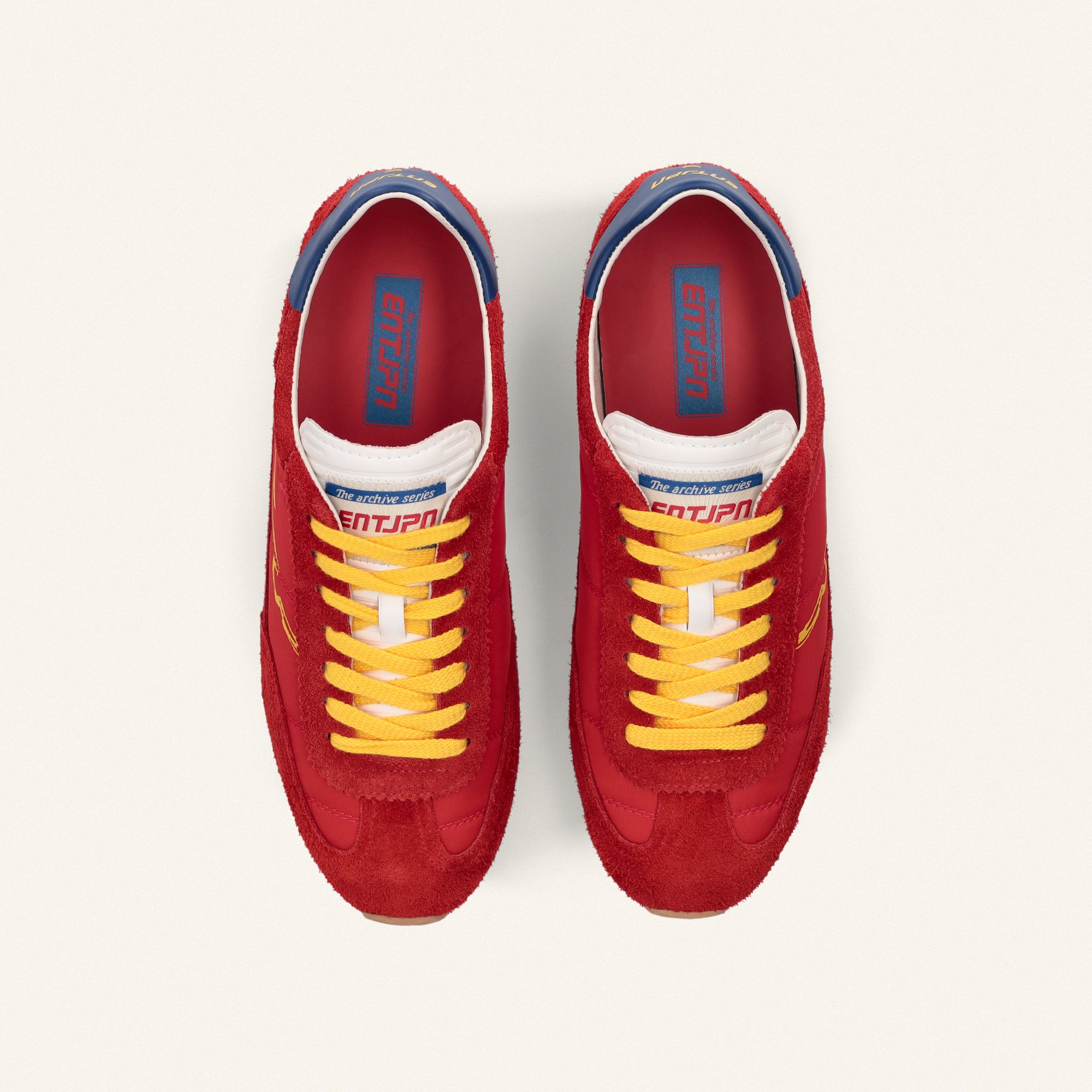 ENTJPN 61 Mondialito Spain – Sneakers in suede e nylon