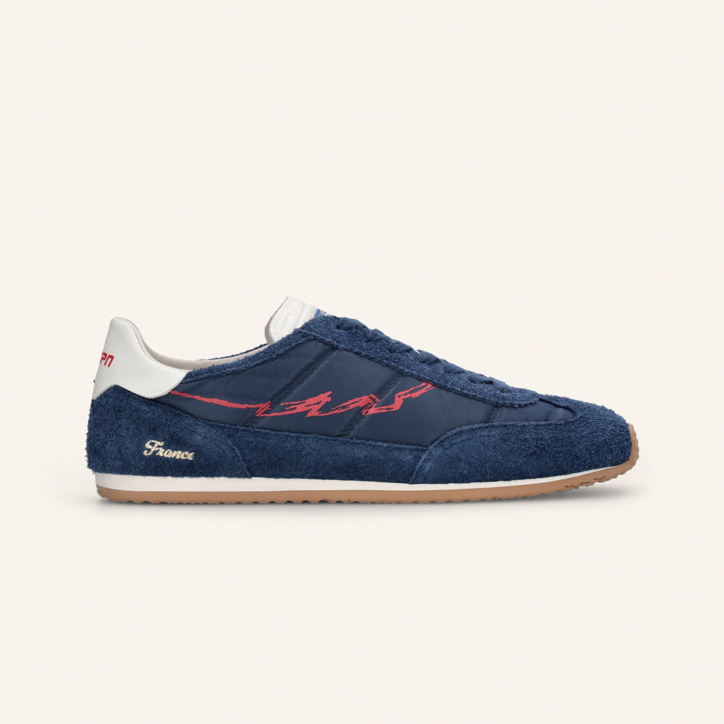 ENTJPN 61 Mondialito France – Sneakers in suede e nylon