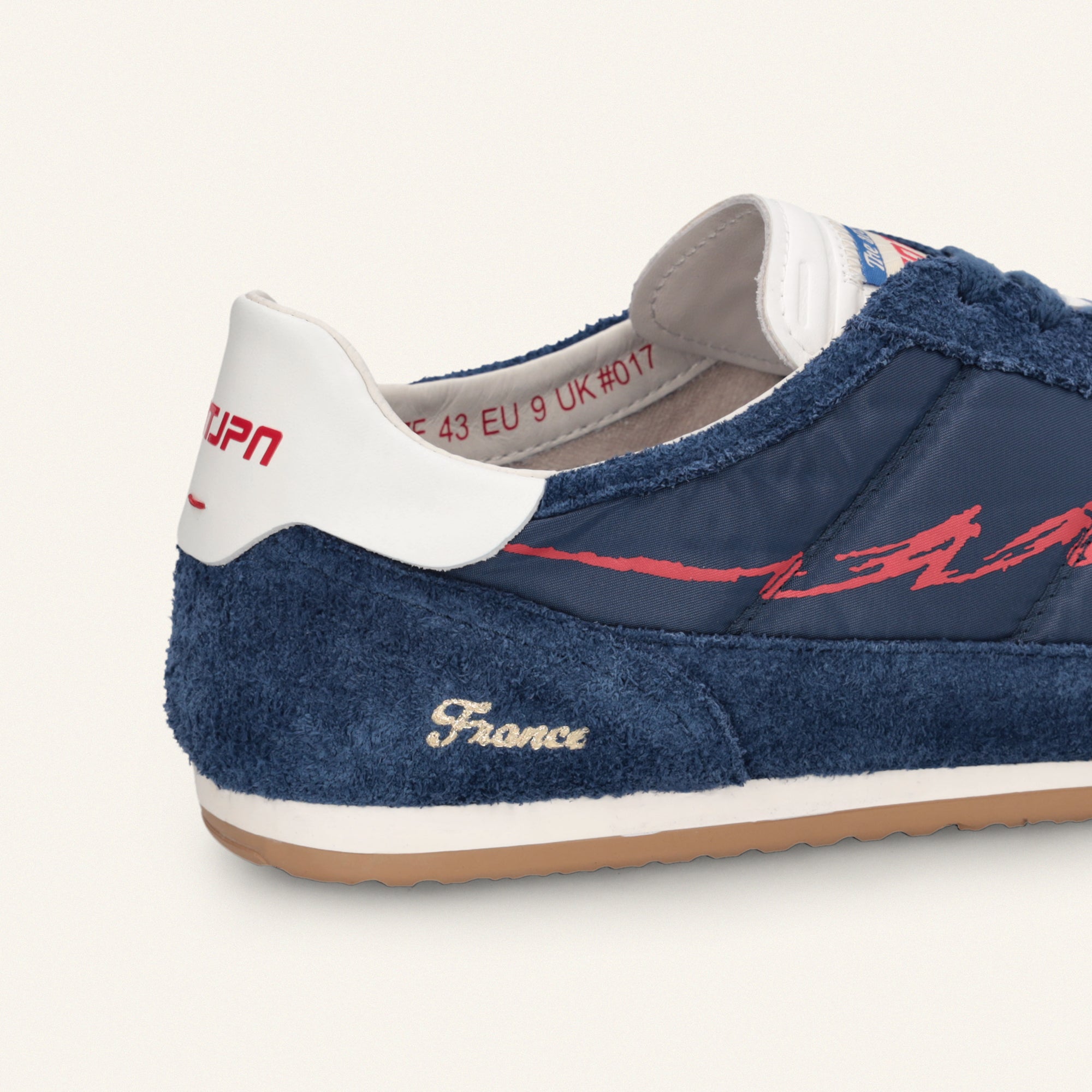ENTJPN 61 Mondialito France – Sneakers in suede e nylon
