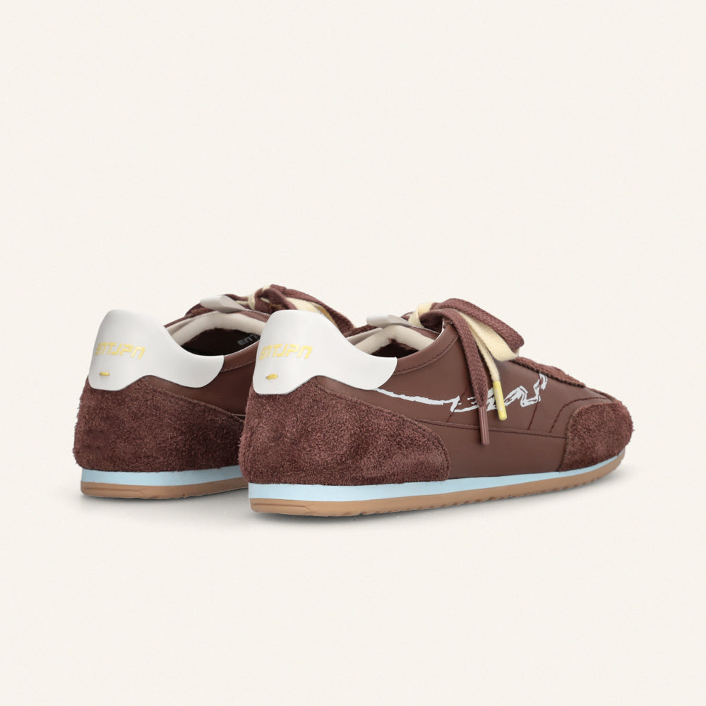 Entjpn 61 - sneakers marroni in pelle
