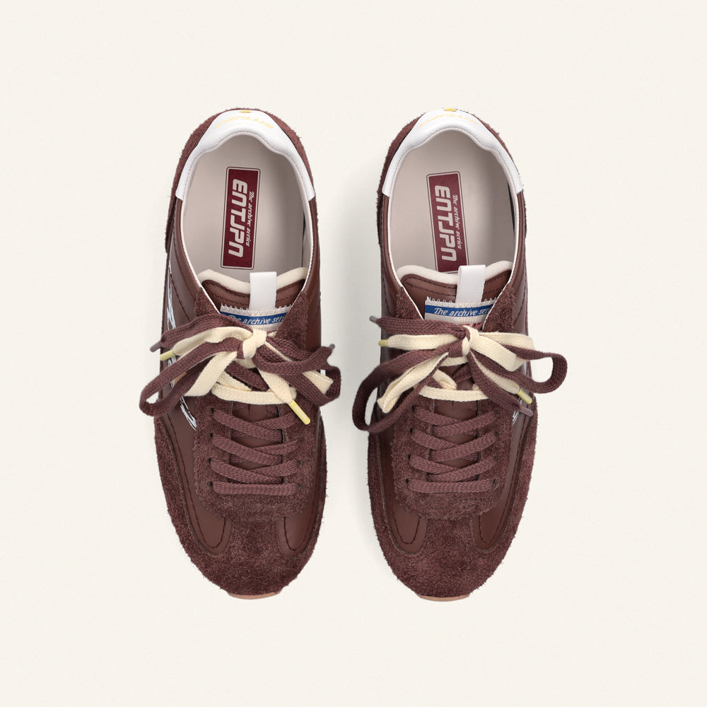Entjpn 61 - sneakers marroni in pelle